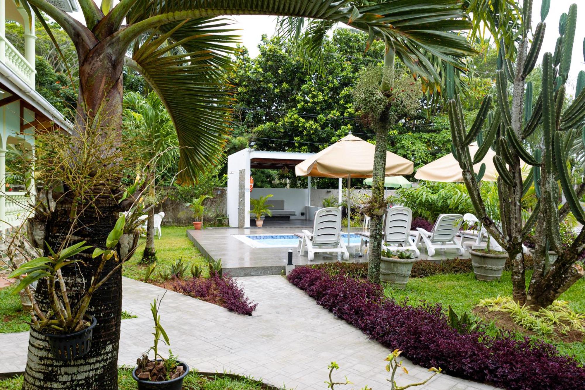 Green Palm Self Catering Anse aux Pins Bagian luar foto